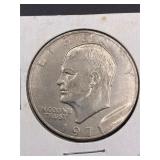 1971 Eisenhower dollar coin