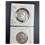 Silver quarters