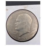 1971 Eisenhower dollar