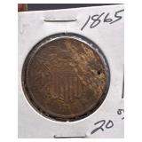 US Two Cent Piece