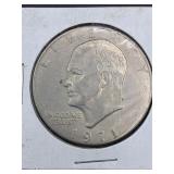 1971 Eisenhower dollar coin
