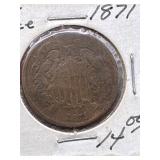 US Two Cent Piece
