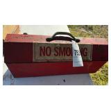 Toolbox/no smoking/red