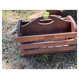 Wooden magazine rack