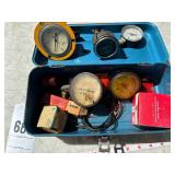 Toolbox with Gauges (Blue toolbox)