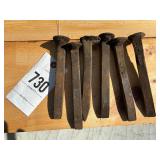 Railroad spikes