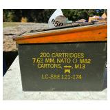 Ammo box with sanding wheels