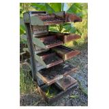 Metal shelf