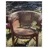Wicker chair