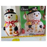 Gibson Snowman Cookie Jar