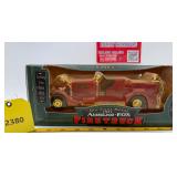 ERTL Ahrens-Fox Fire Truck Locking Coin Bank