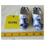 Delft Blue Miniature Clogs