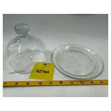 Princess house cheese plate with cover