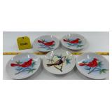 "Cardinals for All Seasons" plates