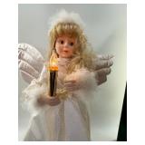 Animated Christmas Caroler Angel Doll