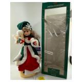 Animated Christmas Caroler Doll