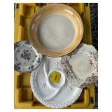 Platters and glass light