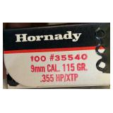 Hornady 9mm .355 Cal. 115 Gr. XTP ammunition