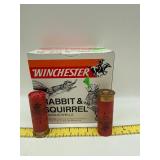 12 ga Winchester, rabbit and squirrel shotgun shel