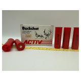 Buckshot five shot shells, nickel plated ACTIV