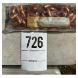 9mm/.45 ACP 147gr jacketed hollow point ammunition