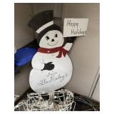 Chritsmas Tree ~ 2 Motion Lighted Deer & Sign