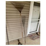 (2) Yard Rakes & Hedge Trimmers