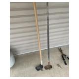 (2) Garden Hoes