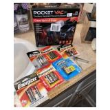 Pocket Vac + Batteries