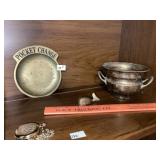 Brass Change Bowl + Brass Whale & Bowl