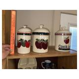 Set of Apple Canisters