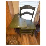 Vintage Wood School Desk