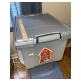 Large Gray Storage Tote & Lid