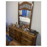 Low Chest W/ Mirror (Solid Wood Constructed ~60')