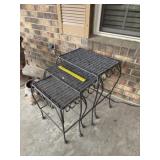 Set of Wrought Iron Nesting Tables
