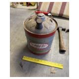 Galvanized 2 Gal Fuel Can