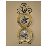 Iron Wall Plate Holder & Decorator Plates