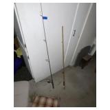 Spin Cast Reel & Crappie Rod combo + Fly Rod