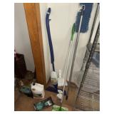 Bora Floor Mop + Cleaner & Swiffer Mops