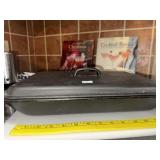 Nice Seasoned Cast Iron Casserole Cooker & Lid