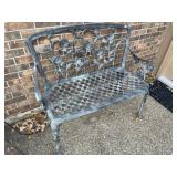 Wrought Aluminum Patio / Garden Bench