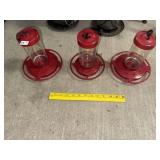 (3) Hummingbird Feeders