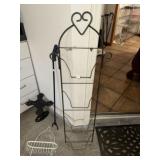 Iron Shower Caddy + Iron Wall Rack