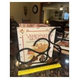 Wrought Iron Book Holder (No Books)