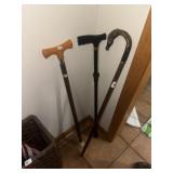 (3) Walking Canes