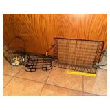Metal Serve Tray ~ Basket & Organizer