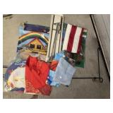 Yard Flags & Iron Flag Holder