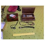 (2) Jewelry Boxes & Jewelry