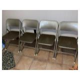 Set of Samsonite Folding Chairs (4)