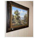 Nice Framed Canvas Painting